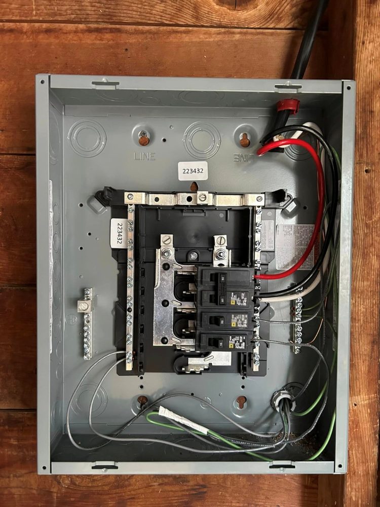 New subpanel with neutrals and grounds separated